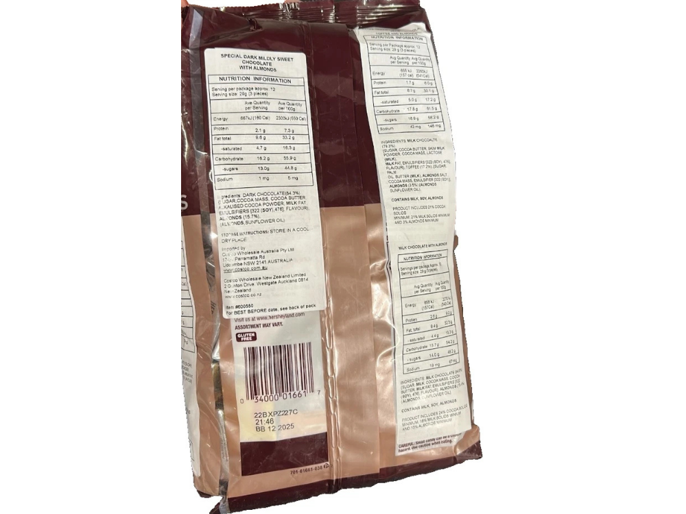 Hershey's Nuggets Assortment Milk Chocolate Creamy Candy Party 1.47kg 145pcs