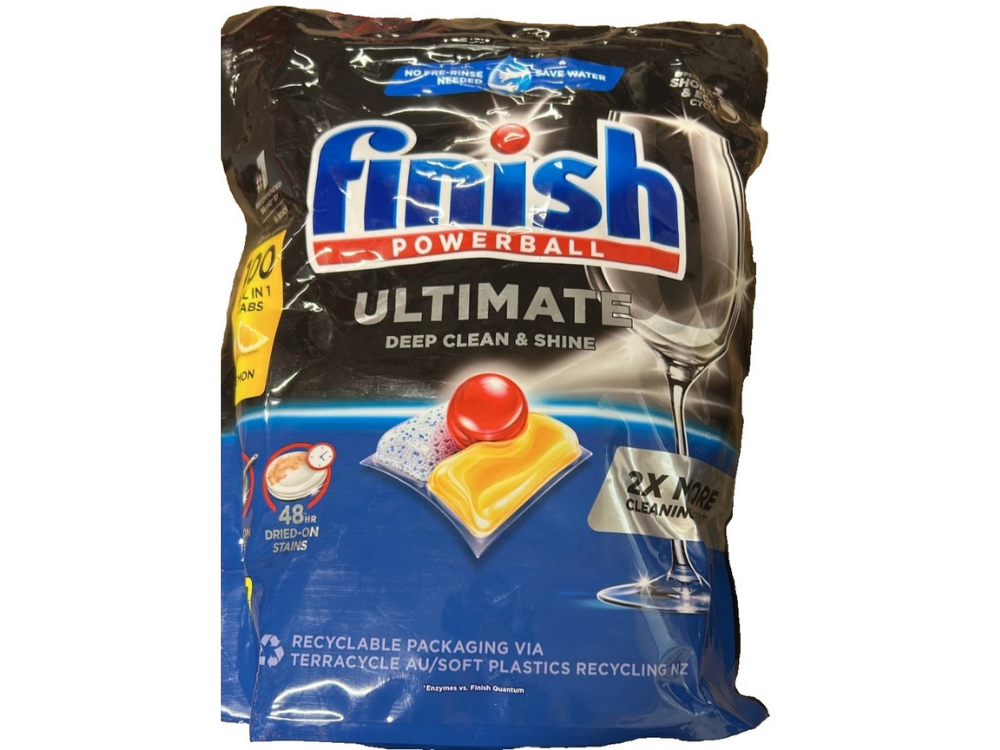 Finish Powerball Lemon Sparkle Dishwasher Tablets – 100 Count