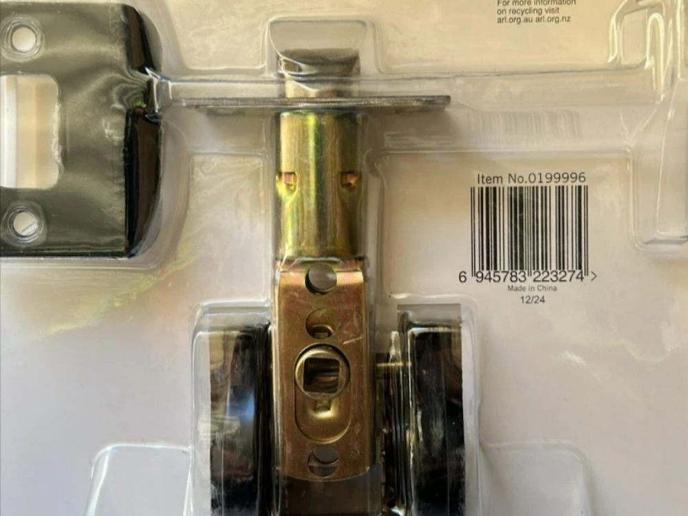 Ikonic Slimline Passage Lever Door Handles – Matte Black for Kitchen & Living Room