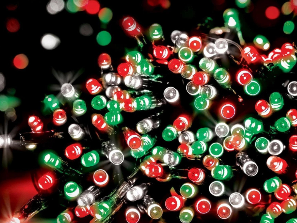 Lytworx Solar Fairy Lights 350 LEDs – Red/Green/White