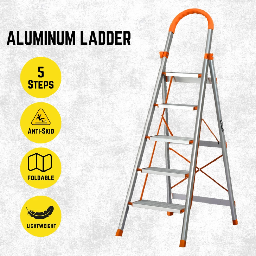 Katashi 3/4/5/6 Step Ladder Aluminium Multi Purpose Folding Light Weight