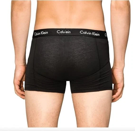 3x Calvin Klein Mens Trunks Underwear Cotton Stretch Fabric Boxer Brief LARGE