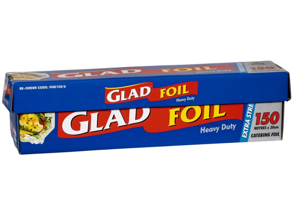 Glad Heavy Duty Foil Wrap 150m x 30cm – Multipurpose