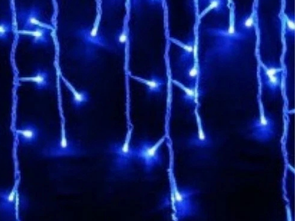 Lytworx 1200 Blue LED Icicle String Lights – Xmas Decor
