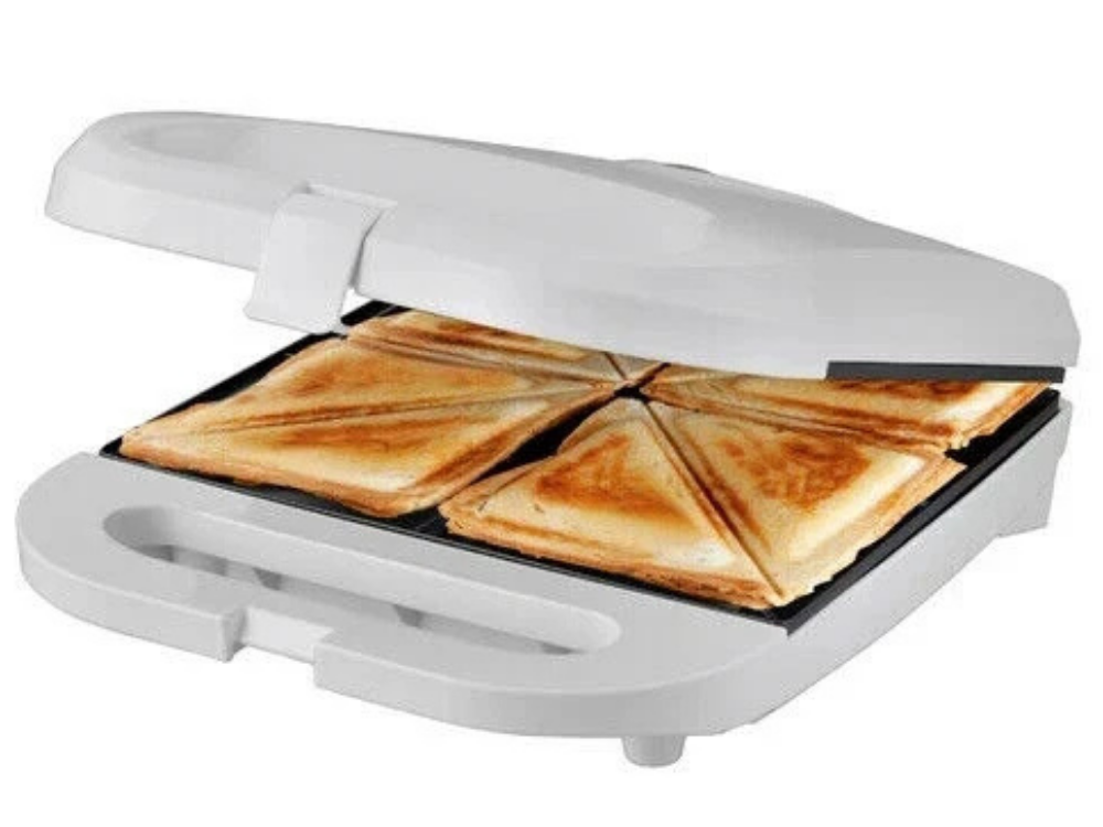 KitchenMaster Large 4-Slice Non-Stick Sandwich Maker – Toastie/Jaffle