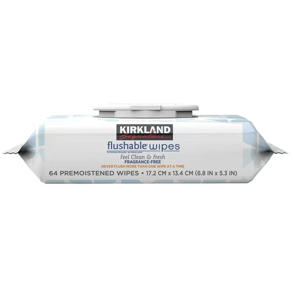 Kirkland Flushable Wipes 640 Count, Wet & Ultra Soft Towelettes