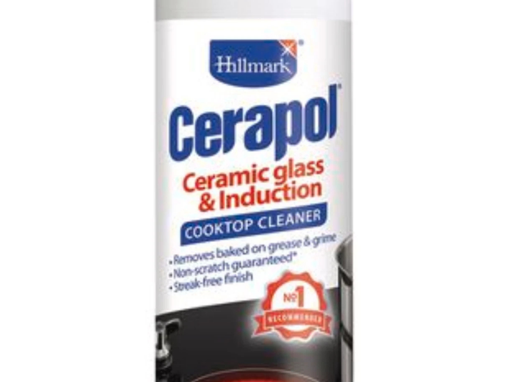Hillmark Cerapol 250ml Ceramic Cooktop & Glass Induction Cleaner – Non-Scratch