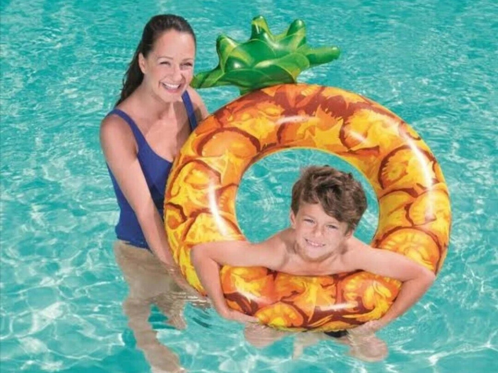H2OGO Summer Pool Float – Inflatable Fruit Ring for All Ages