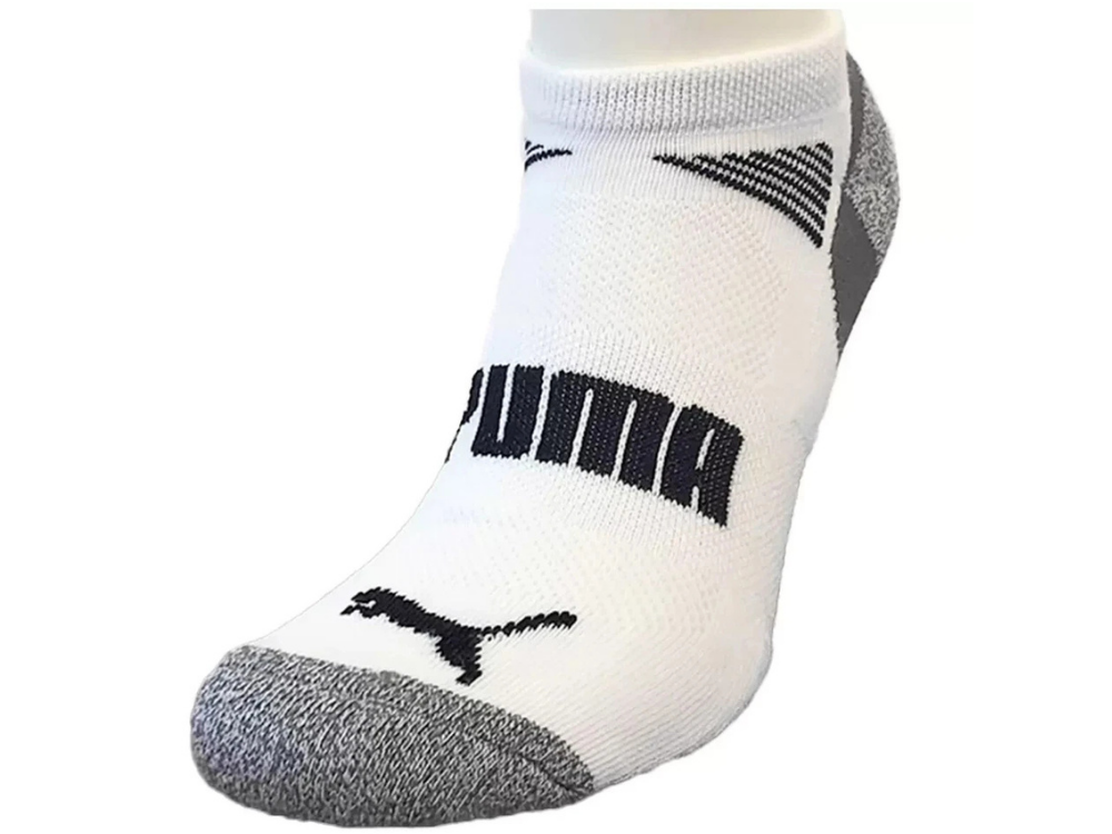 Puma Men’s No-Show CoolCell Socks – Casual & Sport, Size 6-12, White, 8-Pack