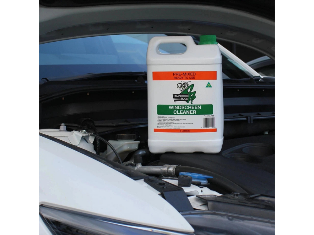 Bar's Bugs Pre-Mix Windscreen Cleaner 5L – Car Glass Washer Fluid