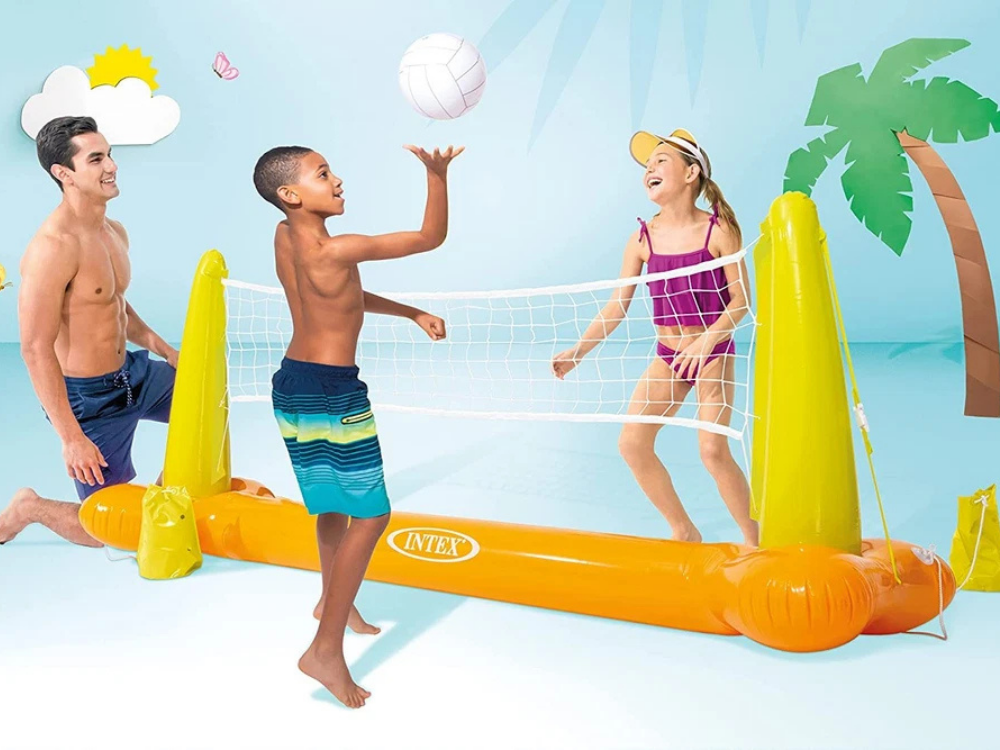 Intex Pool Volleyball Game – Inflatable Net & Ball