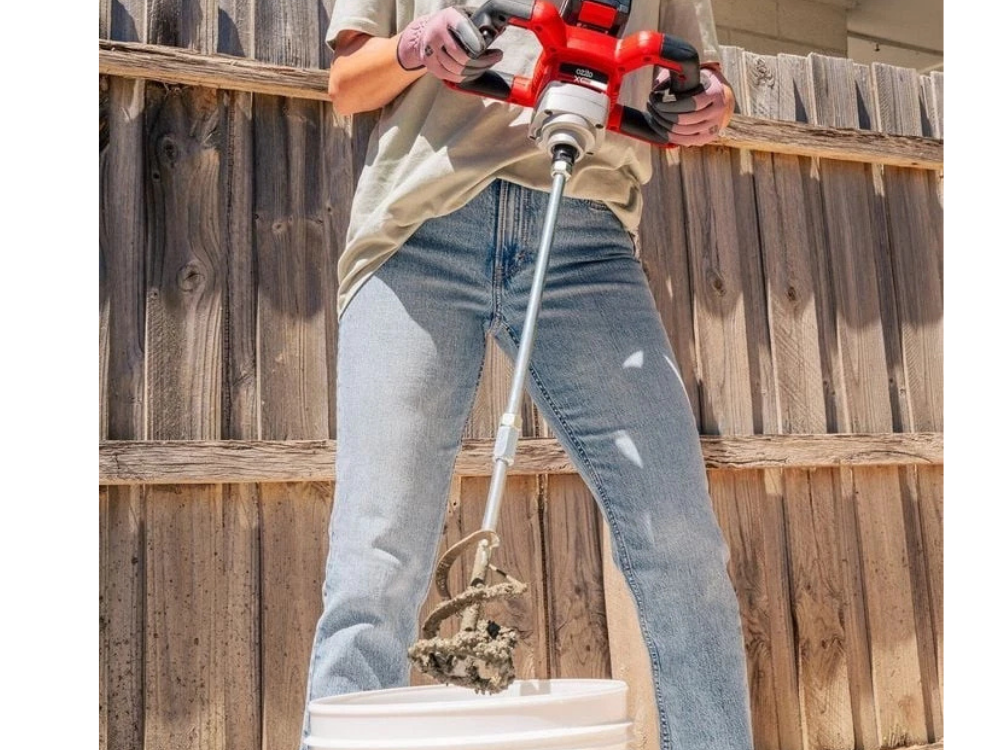 Ozito 18V PXC Mixing Drill Set – Cordless with 4.0Ah Battery & Charger