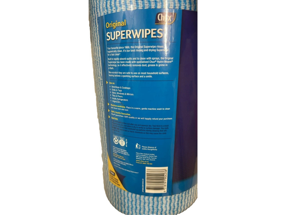 Chux Superwipes Reusable Cleaning Cloths – 144 Pack