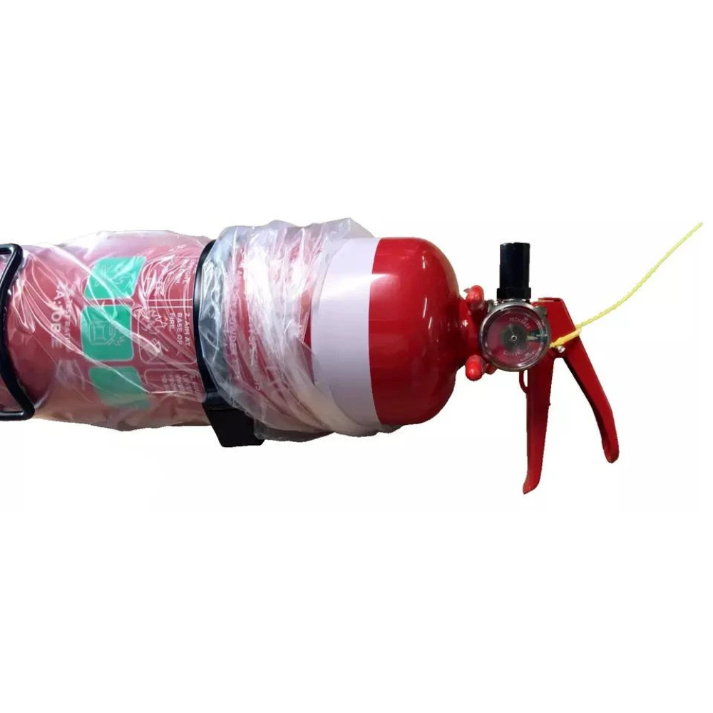2 x FirePro 1kg Fire Extinguisher Dry Powder Car Boat Home Caravan W/ Bracket