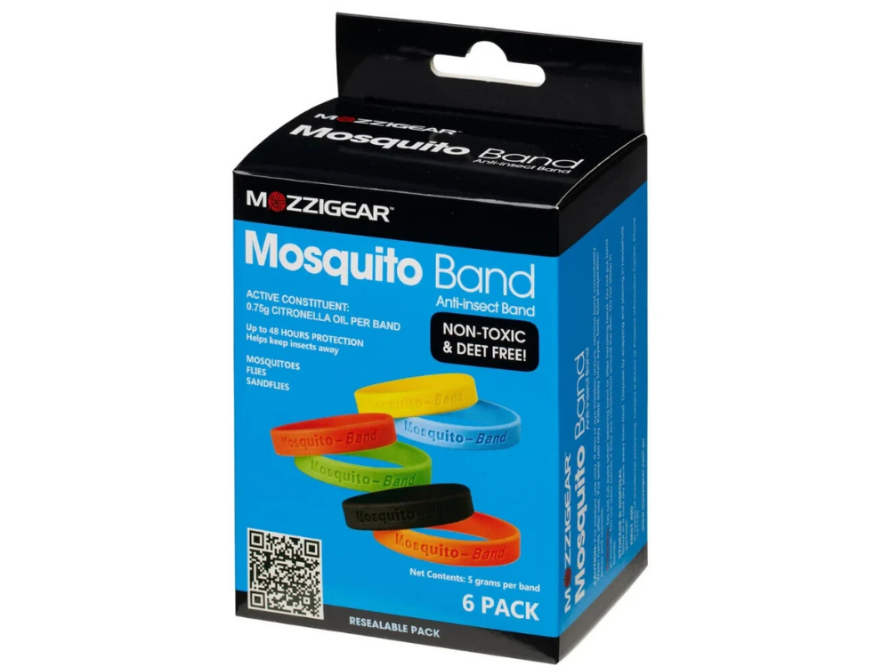 Mozzigear Mosquito Repellent Wristbands – 6 Pack