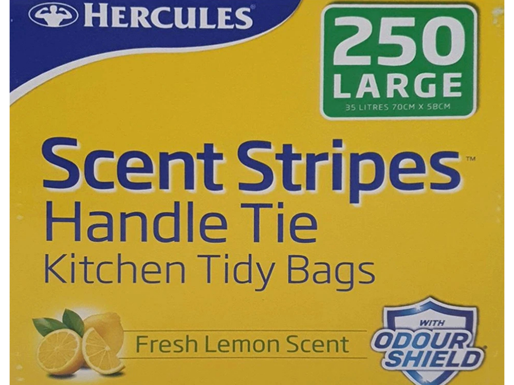 Hercules 35L Scented Kitchen Tidy Bags 250pk