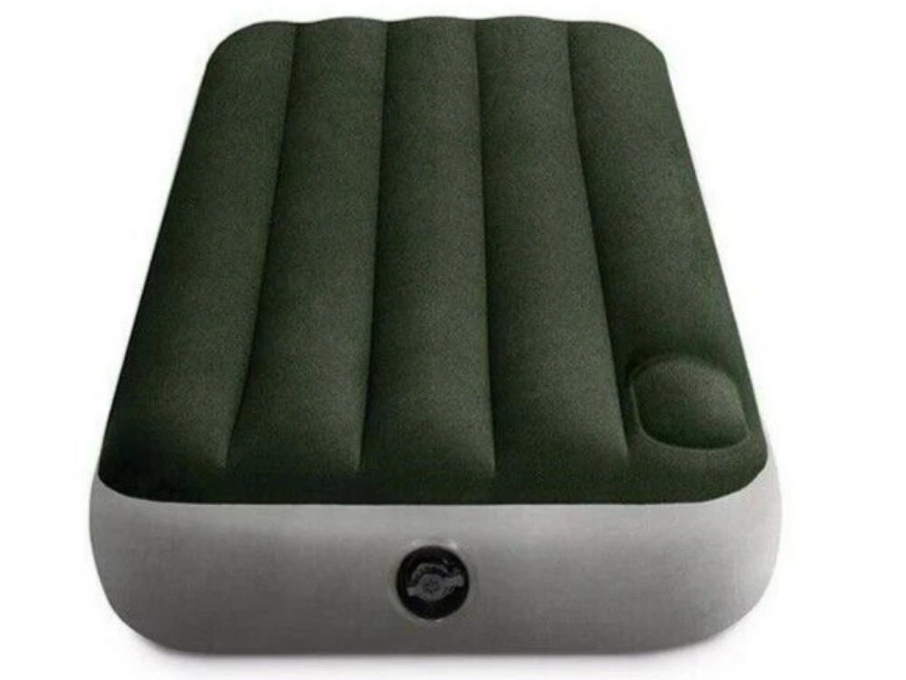 Intex JR Single Airbed Dura-Beam Downy – 76cm Inflatable Mattress for Travel & Camping