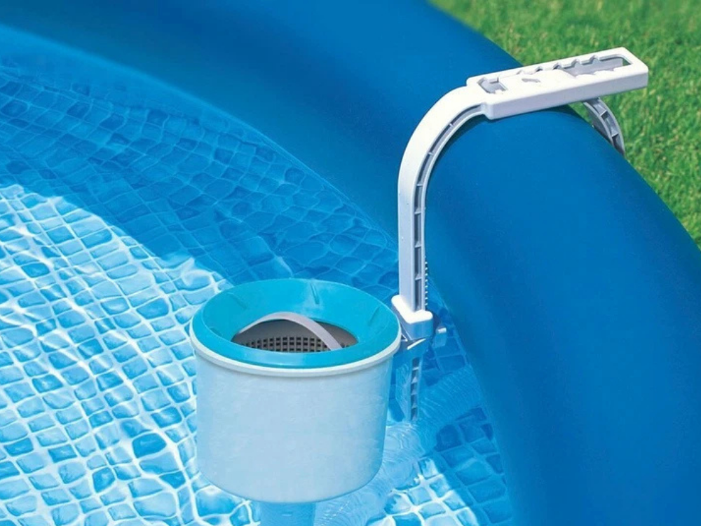 Intex Deluxe Pool Surface Skimmer – Wall Mount, Above Ground Debris Basket