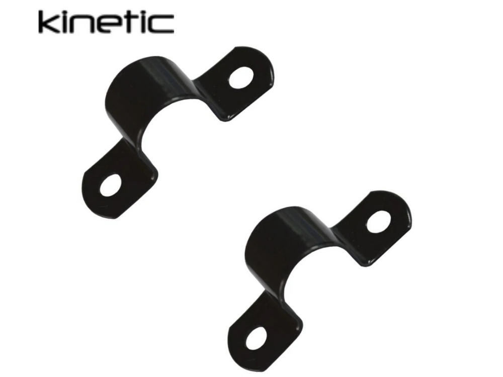 Kinetic 18mm U-Shaped Saddle Clips – 10 Pack
