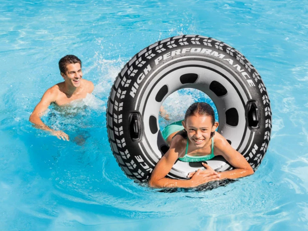 Intex Inflatable Monster Truck Ride-On Float – Pool Tyre Tube for Kids
