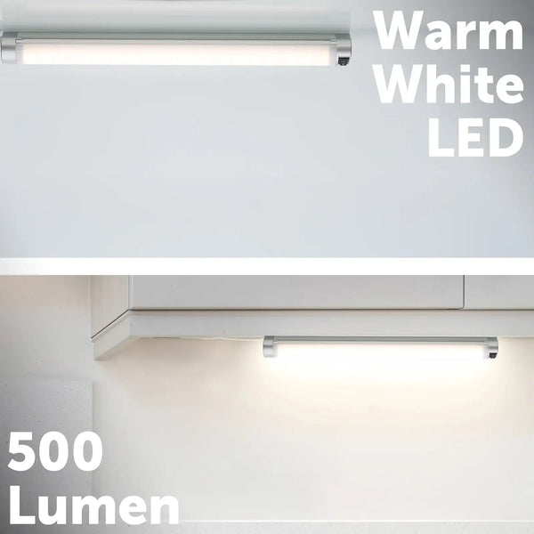 Arlec White 7W Aluminium Wide Angle Corner Bar LED Light