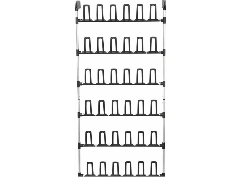 Angela Hanging Shoe Rack – Over Door, Holds 18 Pairs