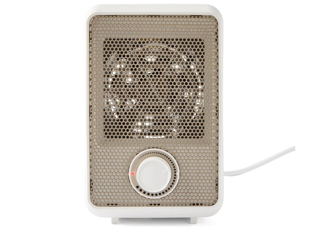 Portable Small Room Heater – Desktop Electric 600W, White