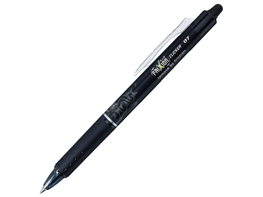 Pilot FriXion 0.7 Retractable Erasable Pen – Ball Clicker, Blue/Red/Black (1x, 2x, 4x)