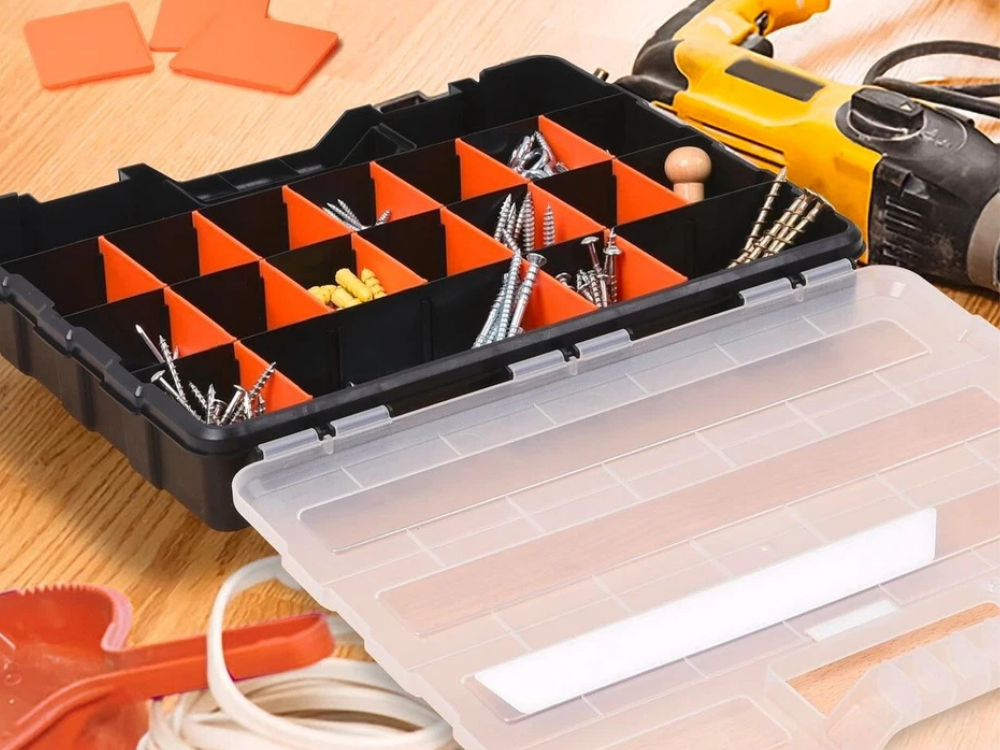 Tactix Tool Organiser Box 380mm – 22 Compartments