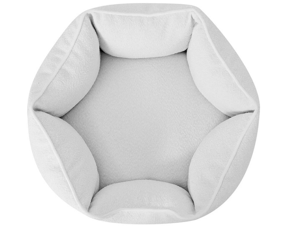 Pet Hexagon Lounge – Cozy Calming Bed for Dogs & Cats