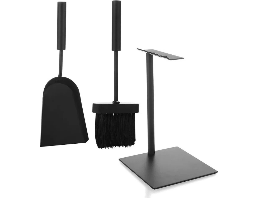 Jumbuck 2-Piece Fireplace Tool Set – Shovel & Brush with Stand for Outdoor Firepit