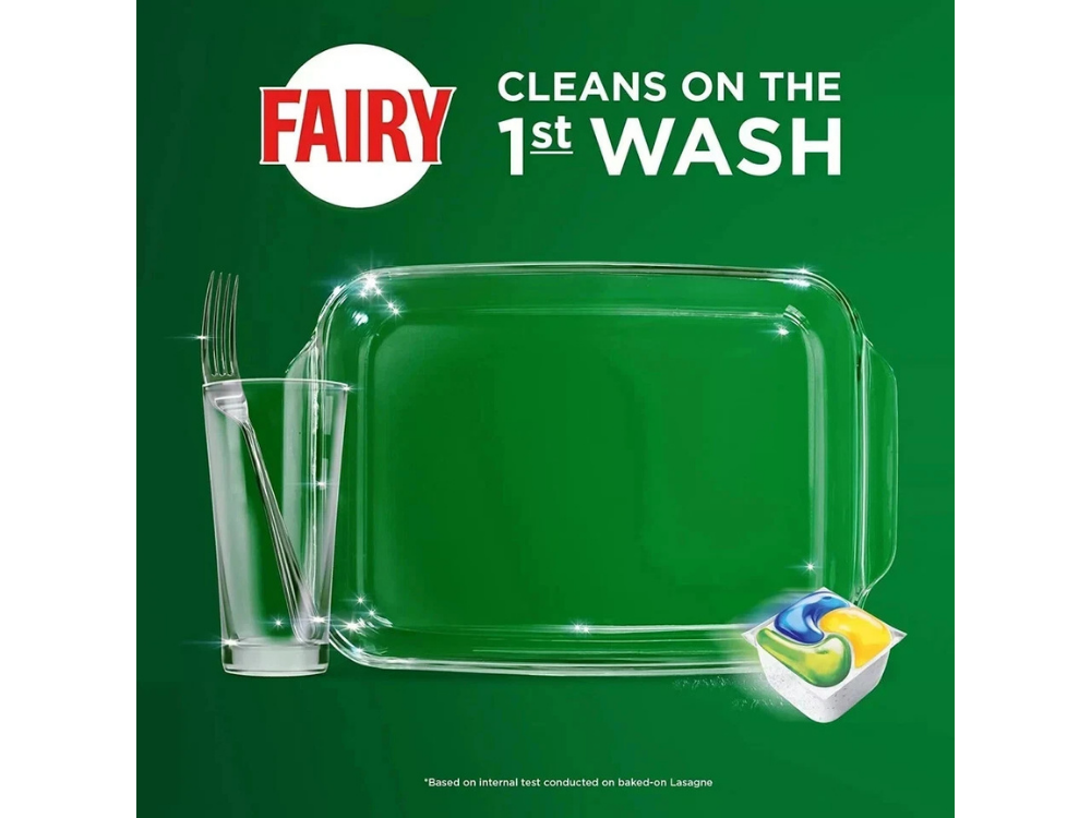 Fairy Platinum Dishwasher Capsules 113 Pack – Lemon Fresh