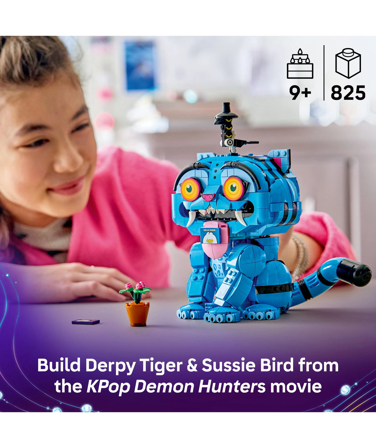 LEGO KPop Demon Hunters Derpy Tiger and Sussie Bird 72537