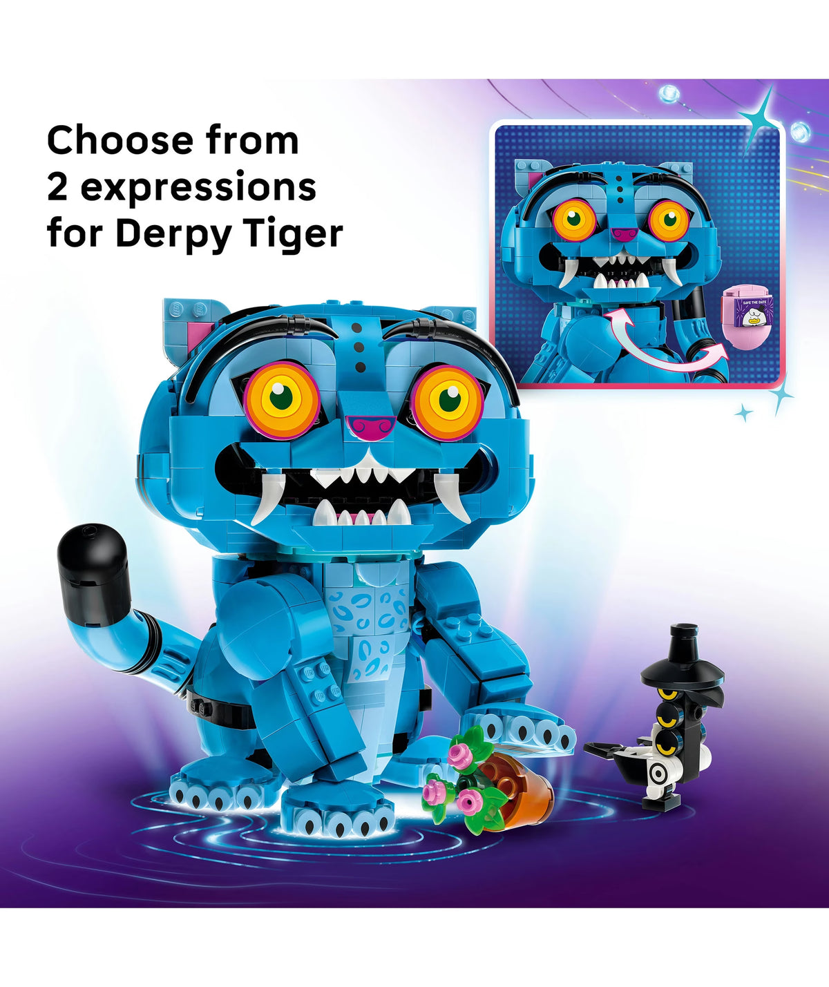 LEGO KPop Demon Hunters Derpy Tiger and Sussie Bird 72537