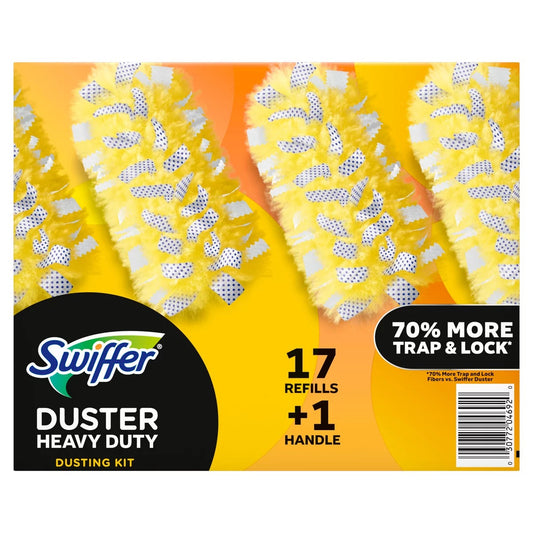 Swiffer Heavy Duty Dusters 1 Handle + 17 Refills