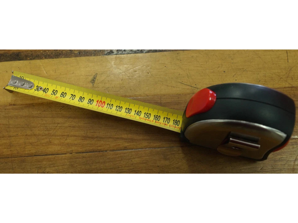 Sidchrome 8M Retractable Measuring Tape – Metric, Flexible