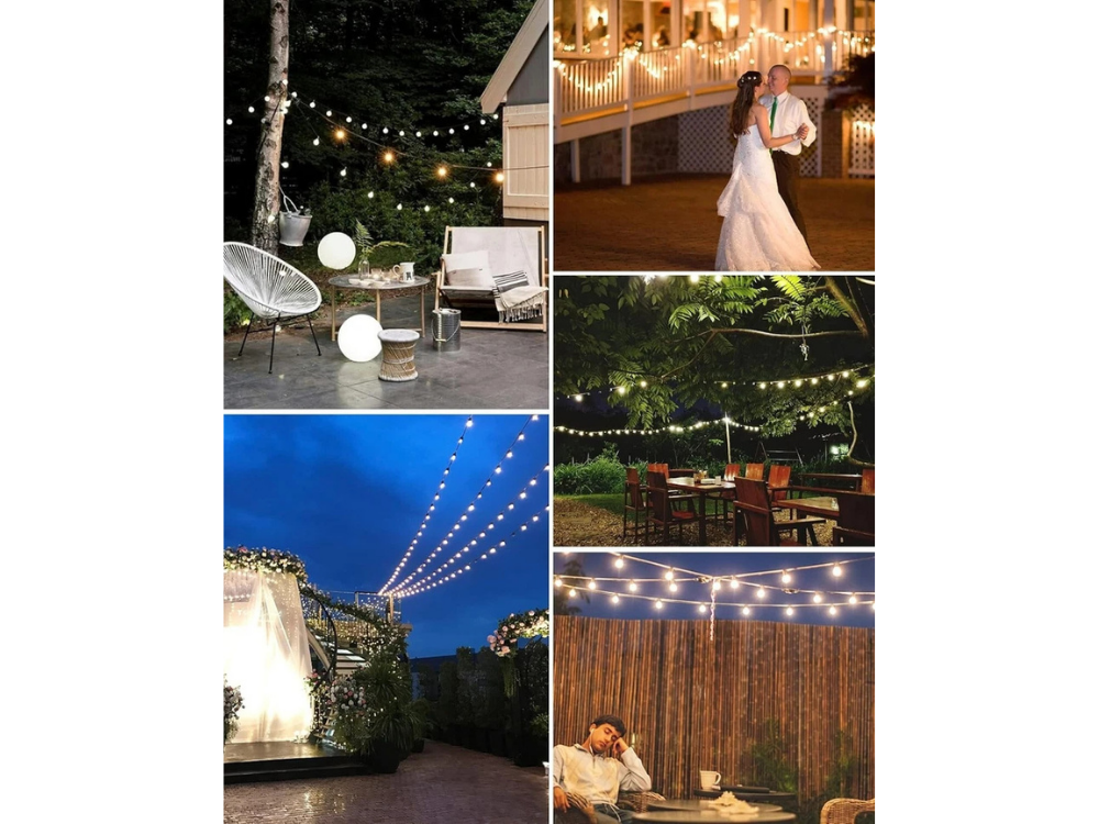 Lytworx Double Filament LED Bulbs – 10 Warm White Xmas Decor Lights