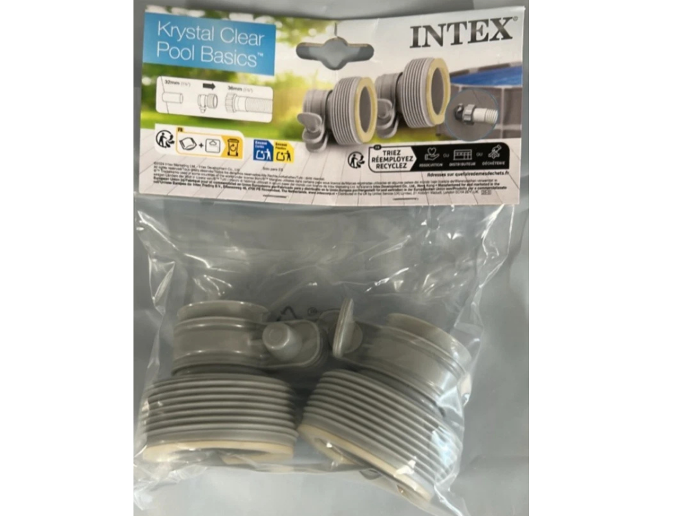 Intex Adapter B Connector – For Krystal Clear Pool Pump & Hose