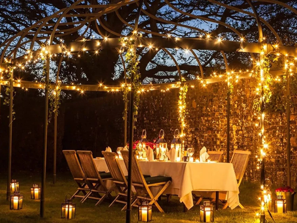 Lytworx 12.4m LED Fairy String Lights – 250 Warm White Bulbs