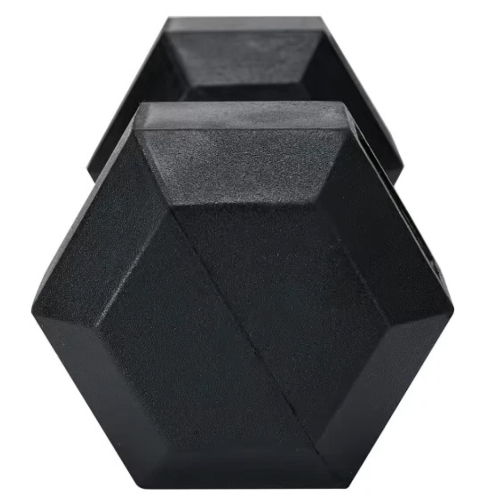 10KG Rubber Hex Dumbbell Fitness Home Gym Exercise Strength Weight Set Pair