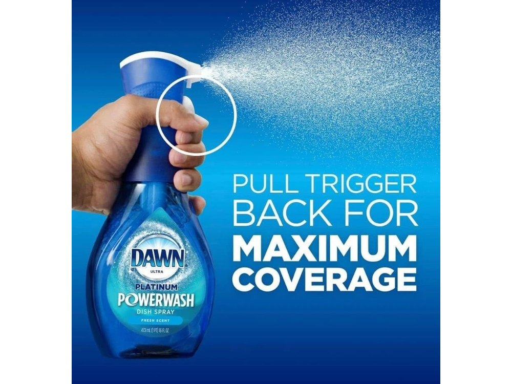 Dawn Platinum Powerwash Dish Spray Cleaner Starter Pack with Refill