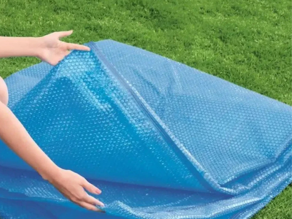 Intex 4.57m Round Above-Ground Pool Solar Cover – Outdoor Heating & Protection