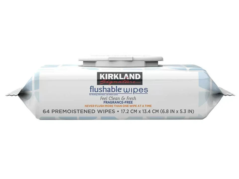 Kirkland Signature Flushable Wipes – 640 Count Ultra Soft