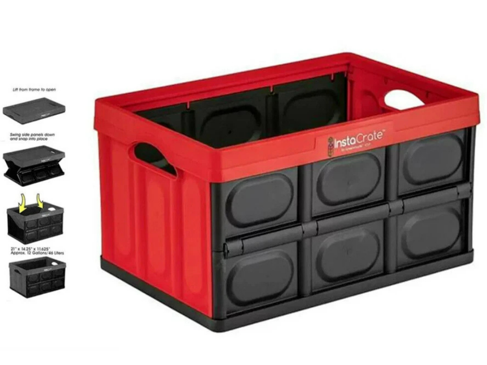 Instacrate 46L Foldable Storage Crate