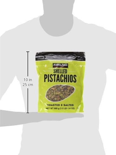 Kirkland Signature Nuts, Shelled Pistachios Roasted & Salted  680G