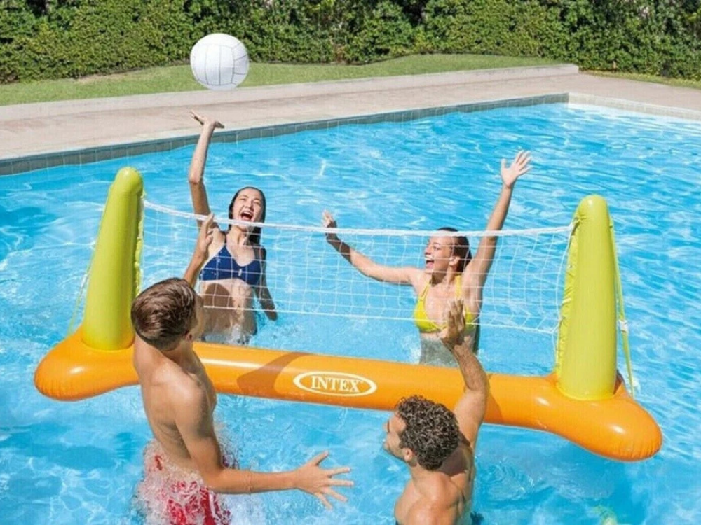 Intex Pool Volleyball Game – Inflatable Net & Ball