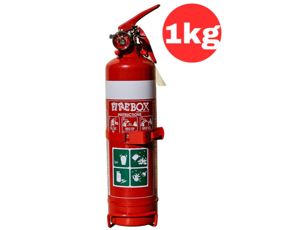 Firebox 1kg ABE Dry Powder Fire Extinguisher with Bracket