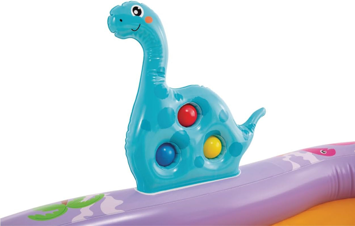 Intex Dino Park Inflatable Water Slide Park & Kiddie Swimming Pool