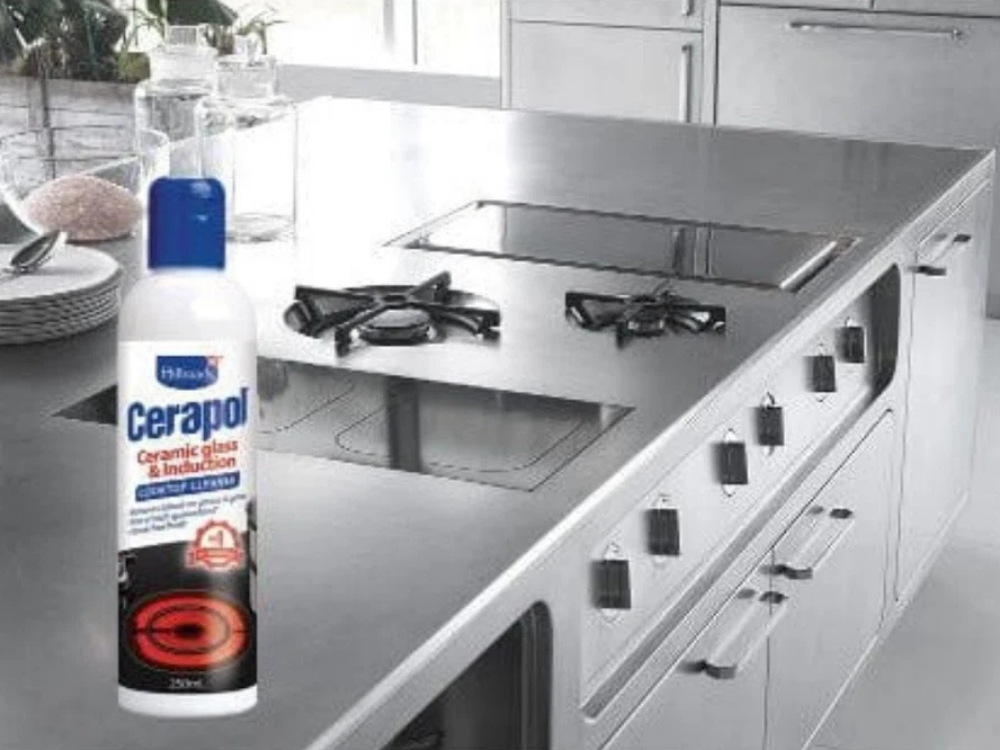 Hillmark Cerapol 250ml Ceramic Cooktop & Glass Induction Cleaner – Non-Scratch