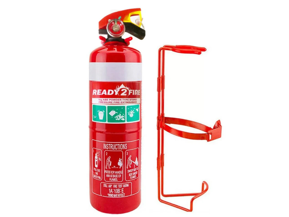 Ready 2 Fire ABE 1kg Extinguishers (2x) – Car, Boat, Home